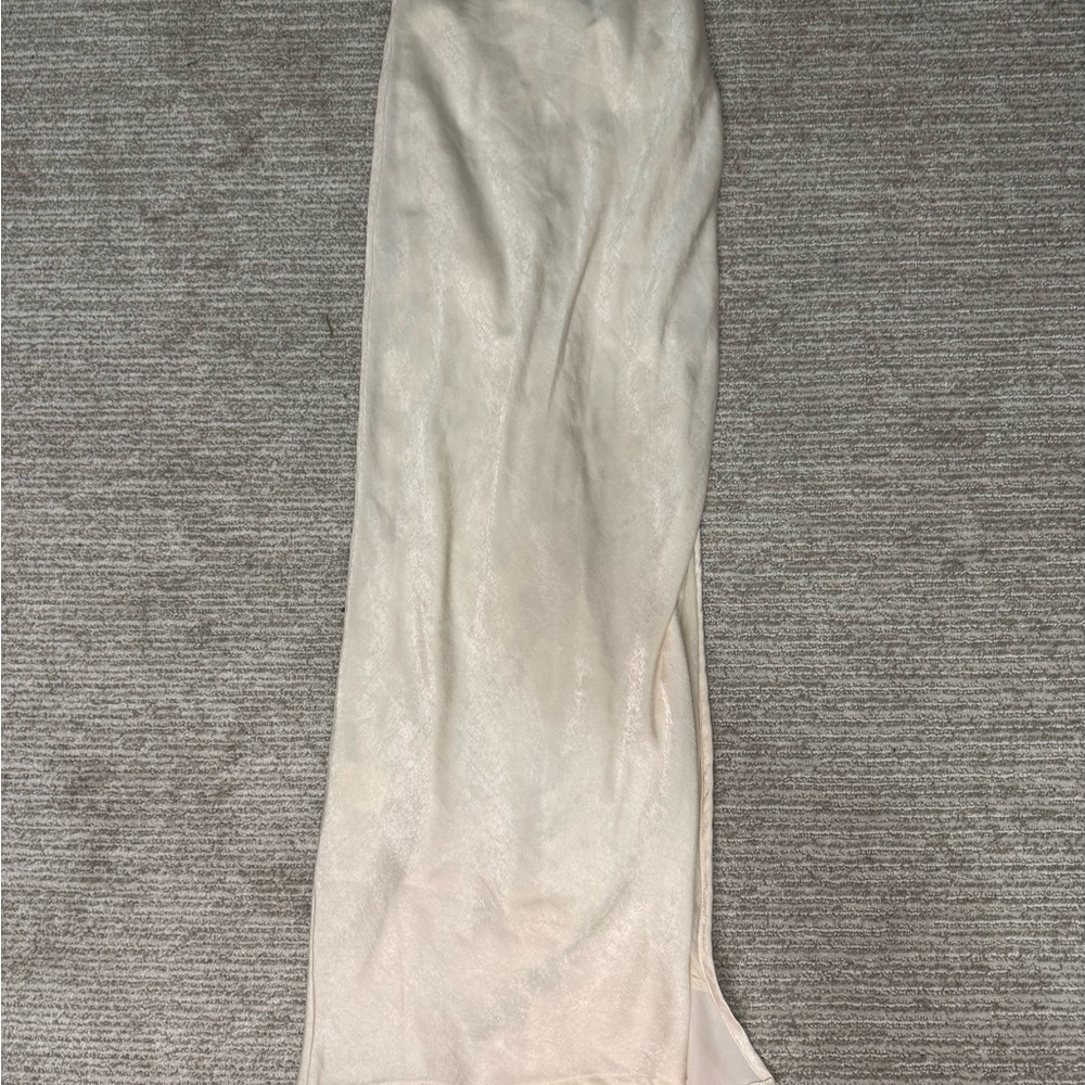 Peppermayo Cream Pencil Skirt